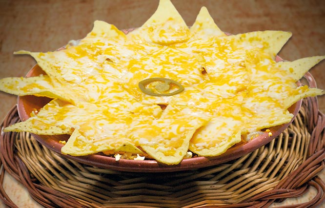 Nachos with cheese