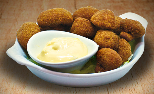 Battered mushrooms 