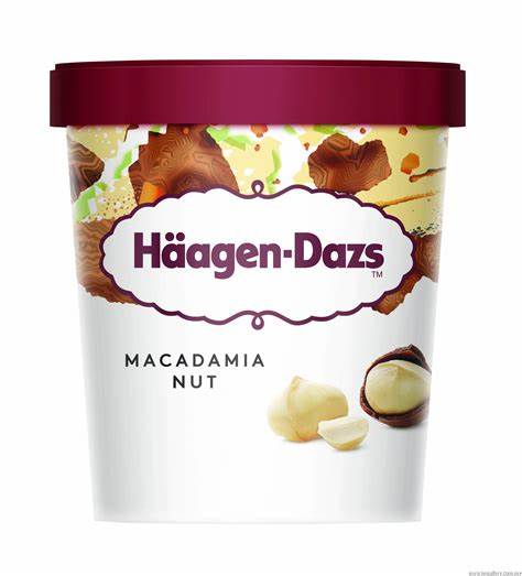  Häagen Macadamia ice Cream